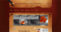 Desktop Screenshot of goodpsychology.net