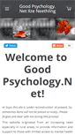 Mobile Screenshot of goodpsychology.net